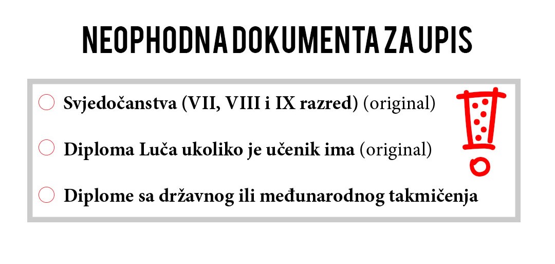 Naknadni konkurs za upis u JU Srednja građevinsko-geodetska škola „Inž. Marko Radević“